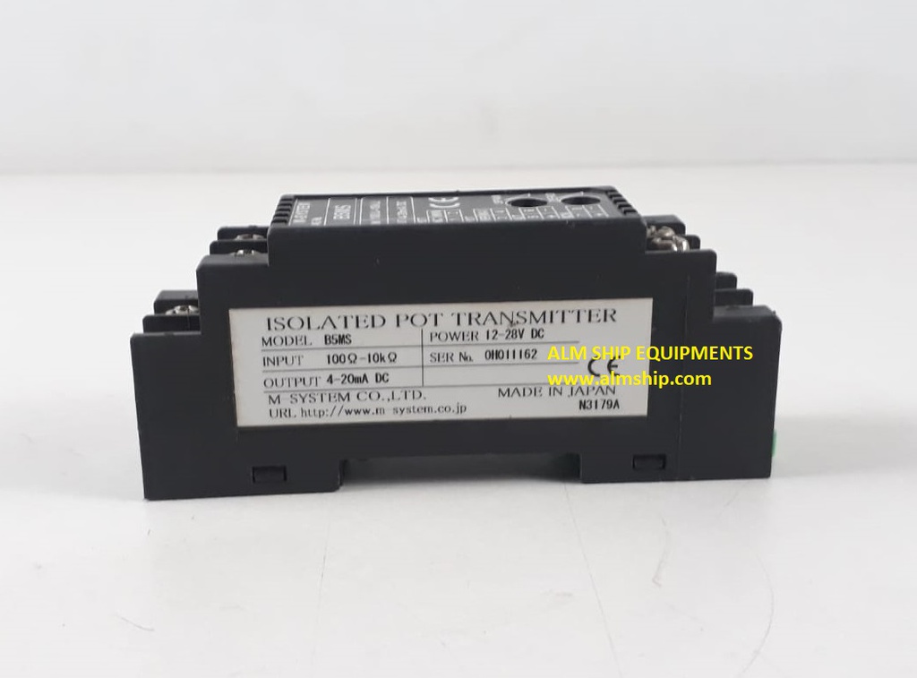 B5MS Isolated Pot Transmitter For M-System