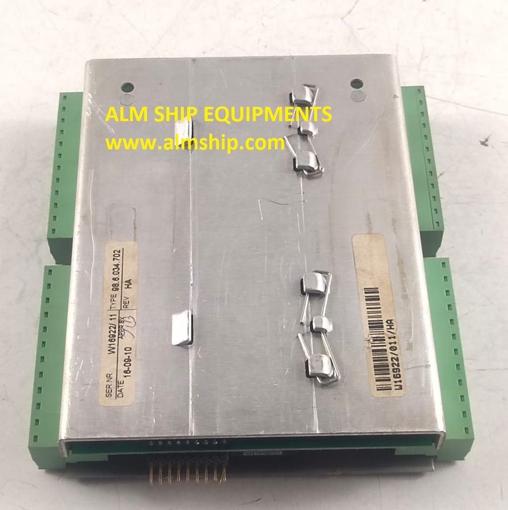 Praxis 98.6.034.702 Processor Board Rev HA Id 109