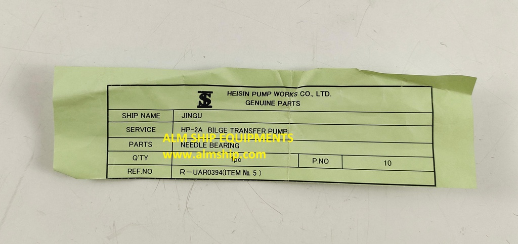 HEISHIN PUMP NEEDLE BEARING HP-2A