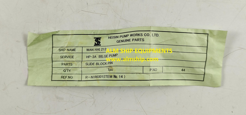 HEISHIN PUMP SLIDE BLOCK PIN HP-3A