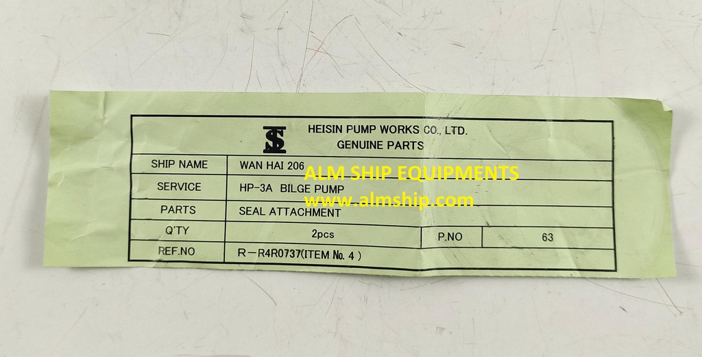 HEISHIN PUMP SEAL ATTACHMENT HP-3A