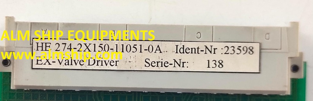 BALLUFF PCB EX.VALVE DRIVER HE 274-2X150-11051-0A