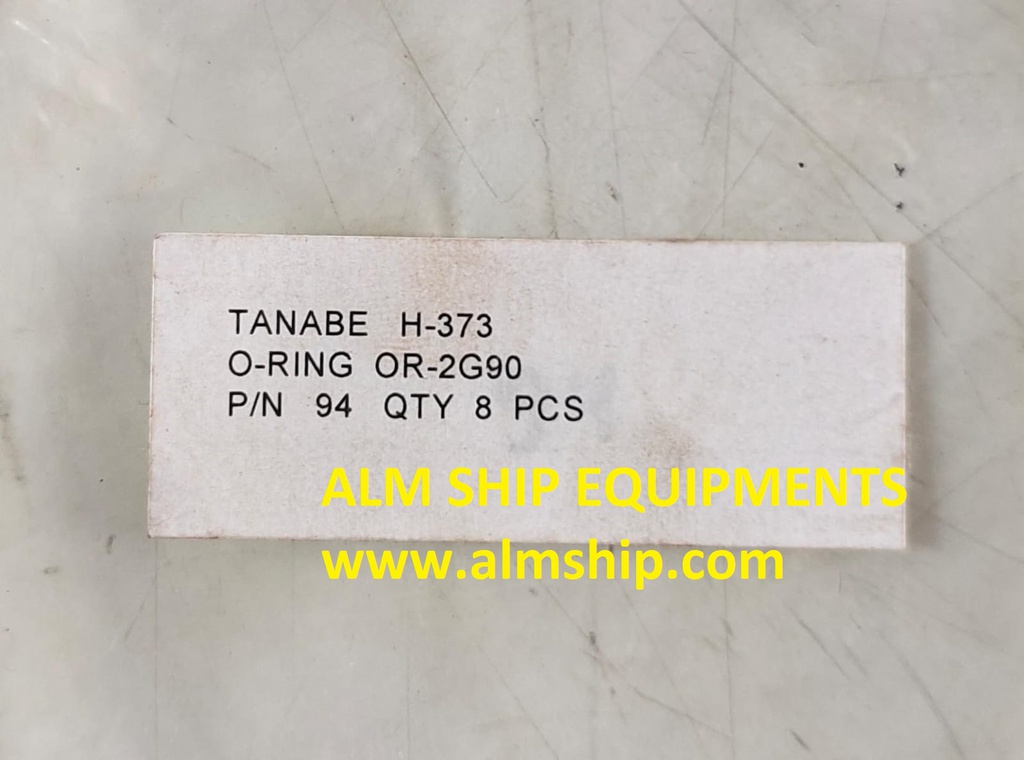 TANABE H-73/H-74 2ND STAGE VALVE FLANGE O-RING