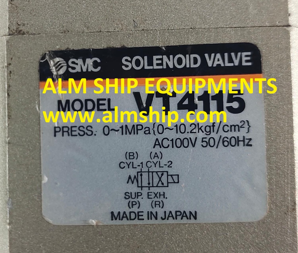 SMC VT4115 SOLENOID VALVE