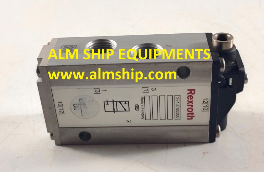 REXROTH 3710760300 3/2 WAY PILOTED AIR CONTROL VALVE