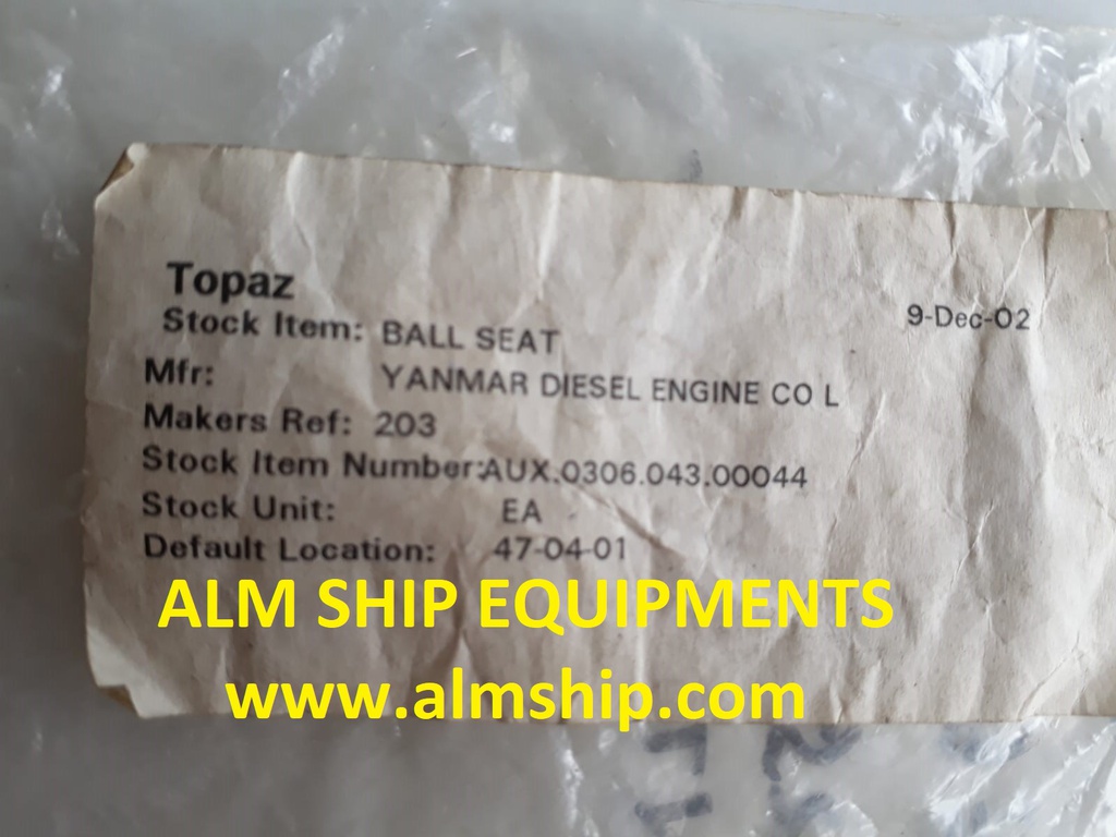 Yanmar Ball Seat