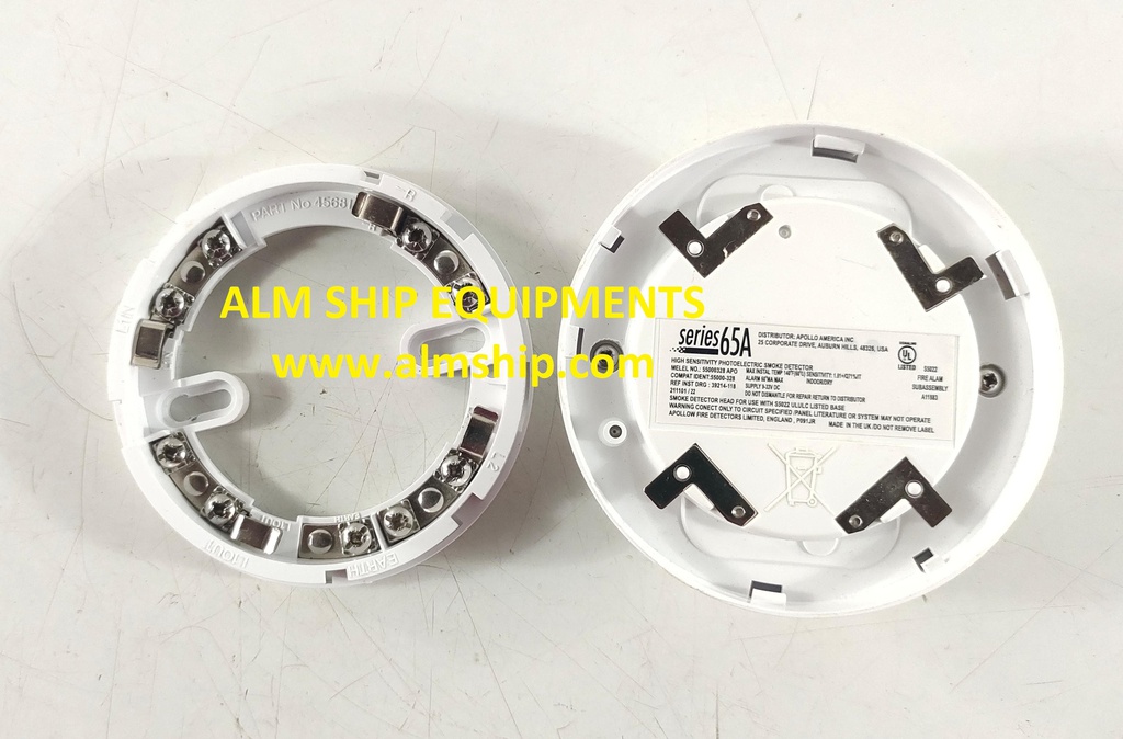 APOLLO SERIES 65A HIGH SENSITIVITY PHOTOELECTRIC SMOKE DETECTOR WITH-BASE