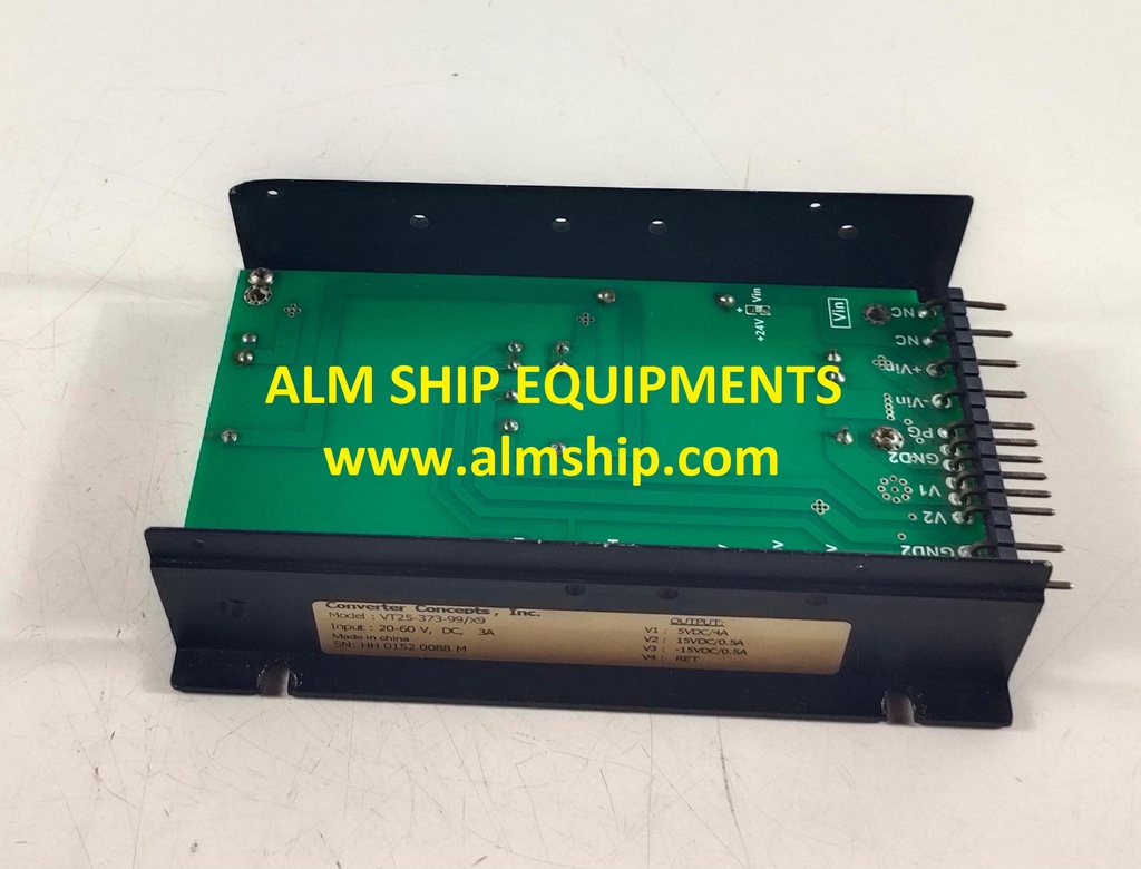 NOR CONTROL VT25-373-99/X9 CONVERTER CONCEPT,INC POWER SUPPLY