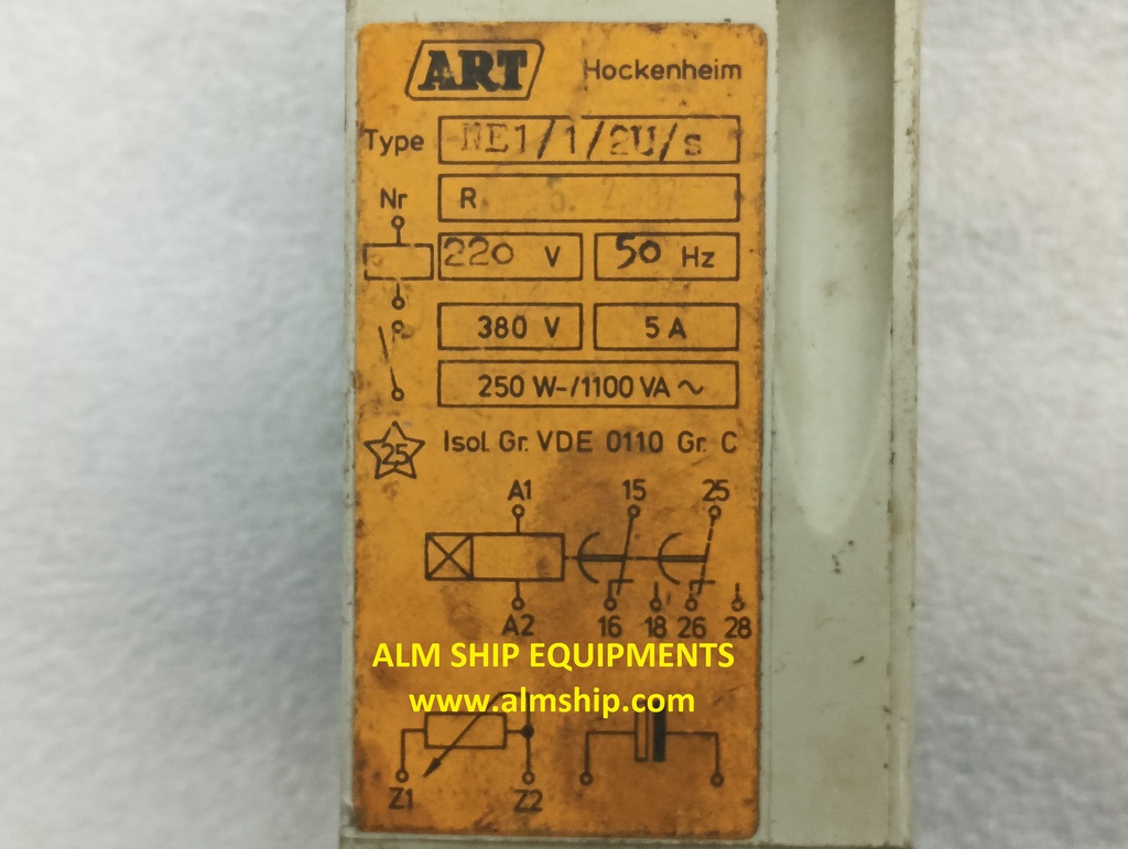 HOCKENHEIM ME1/1/2U/S ART-RELAY