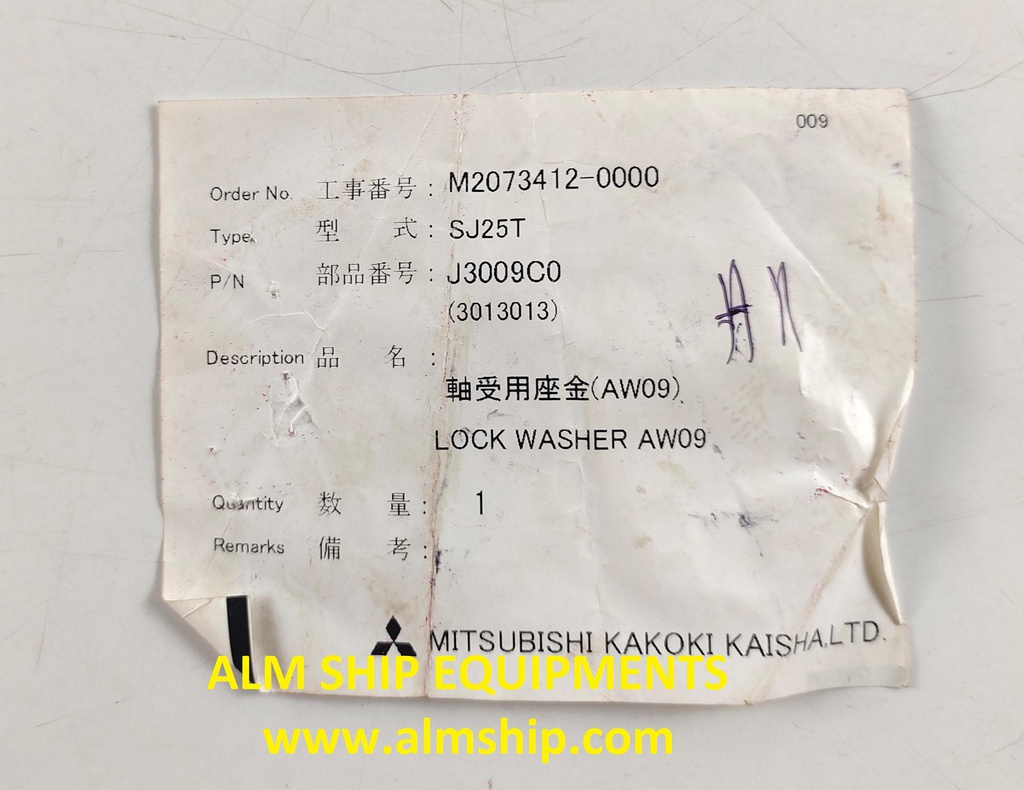 MITSUBISHI LOCK WASHER SJ25T