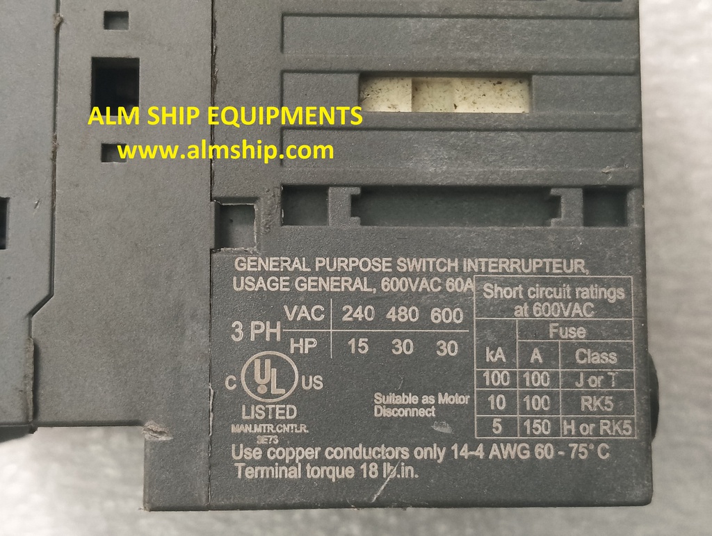 ABB OT63FT3 SWITCH DISCONNECTOR