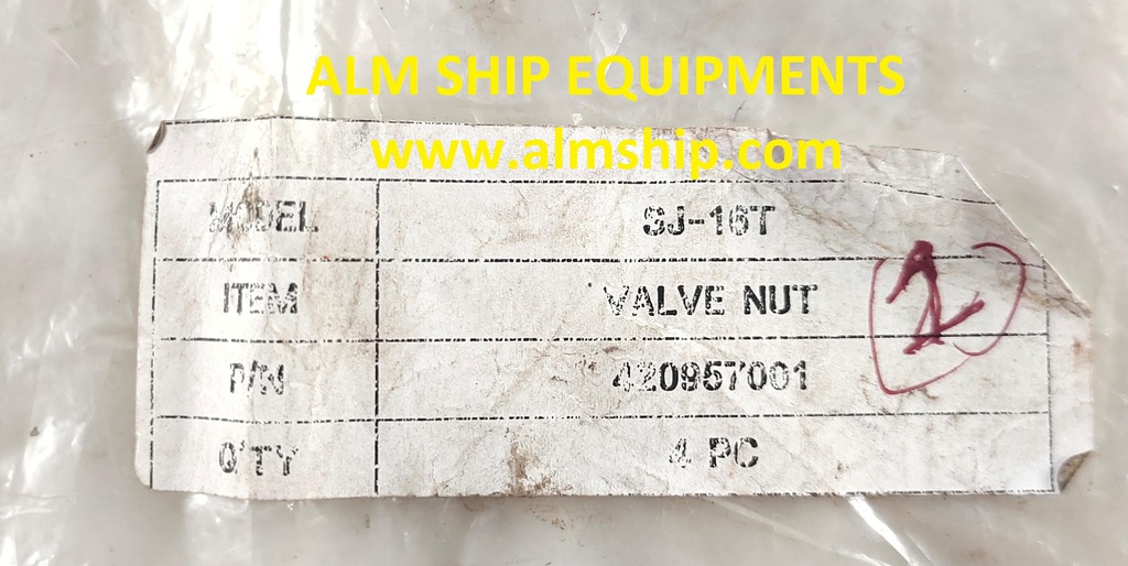 MITSUBISHI VALVE NUT SJ16T