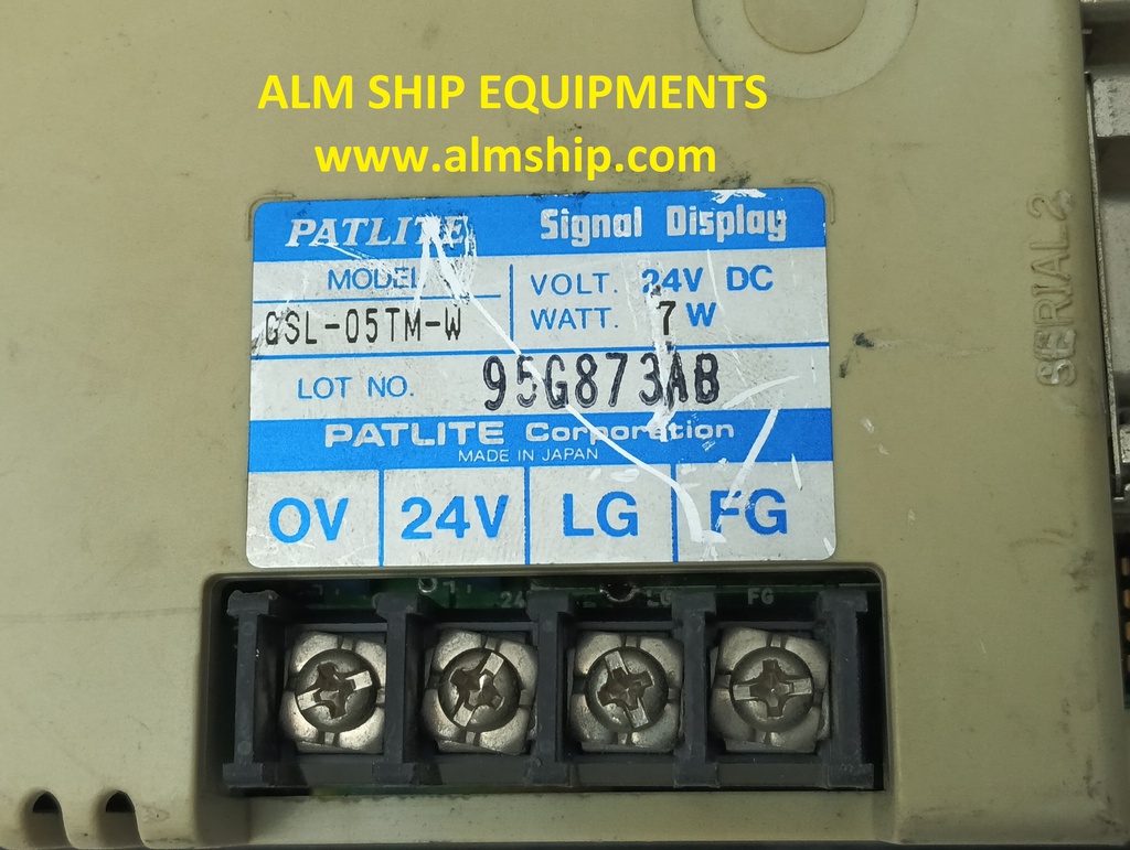 PATLITE GSL-05TM-W SIGNAL DISPLAY