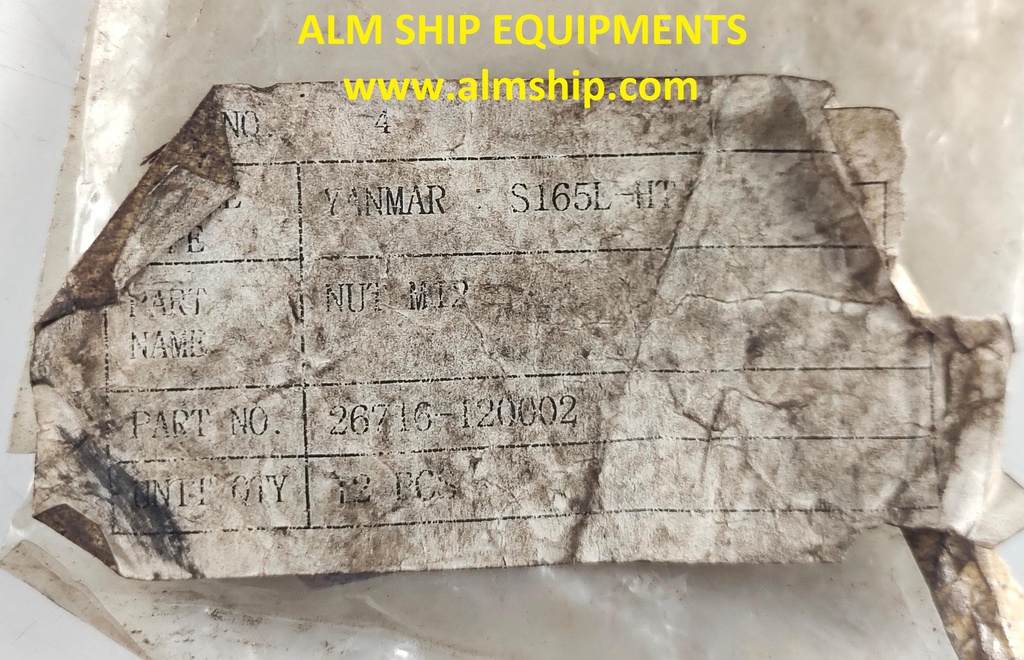 YANMAR NUT S165