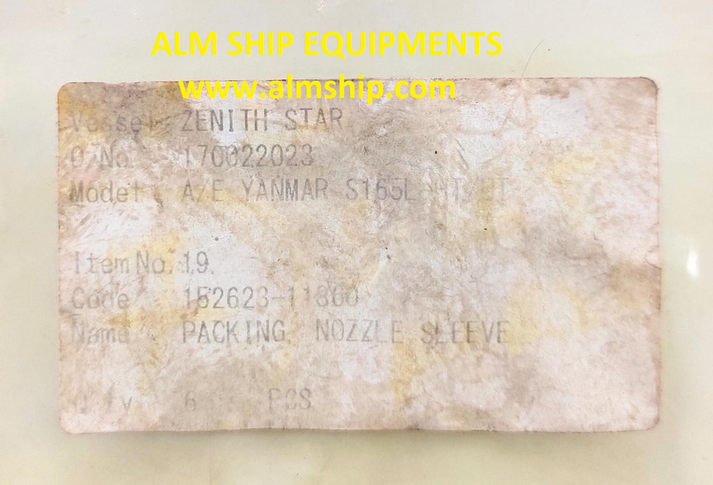 YANMAR PACKING NOZZLE SLEEVE S165