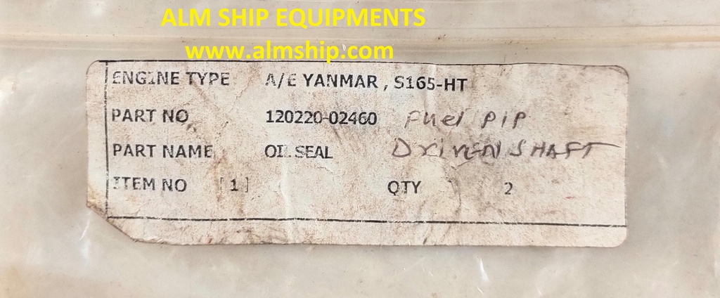YANMAR OIL SEAL S165