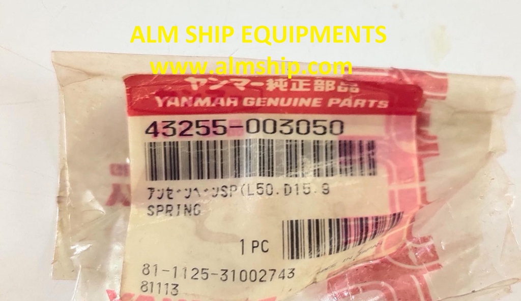 YANMAR SPRING (L50D.15.9) SC-30N/SC-40N