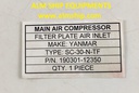 YANMAR FILTER PLATE AIR INLET SC-30N/SC-40N