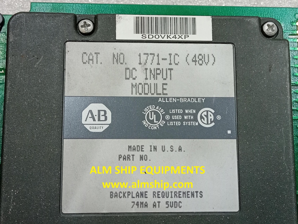 DC INPUT MODULE/  ALLEN BRADELY/ 1771-IC