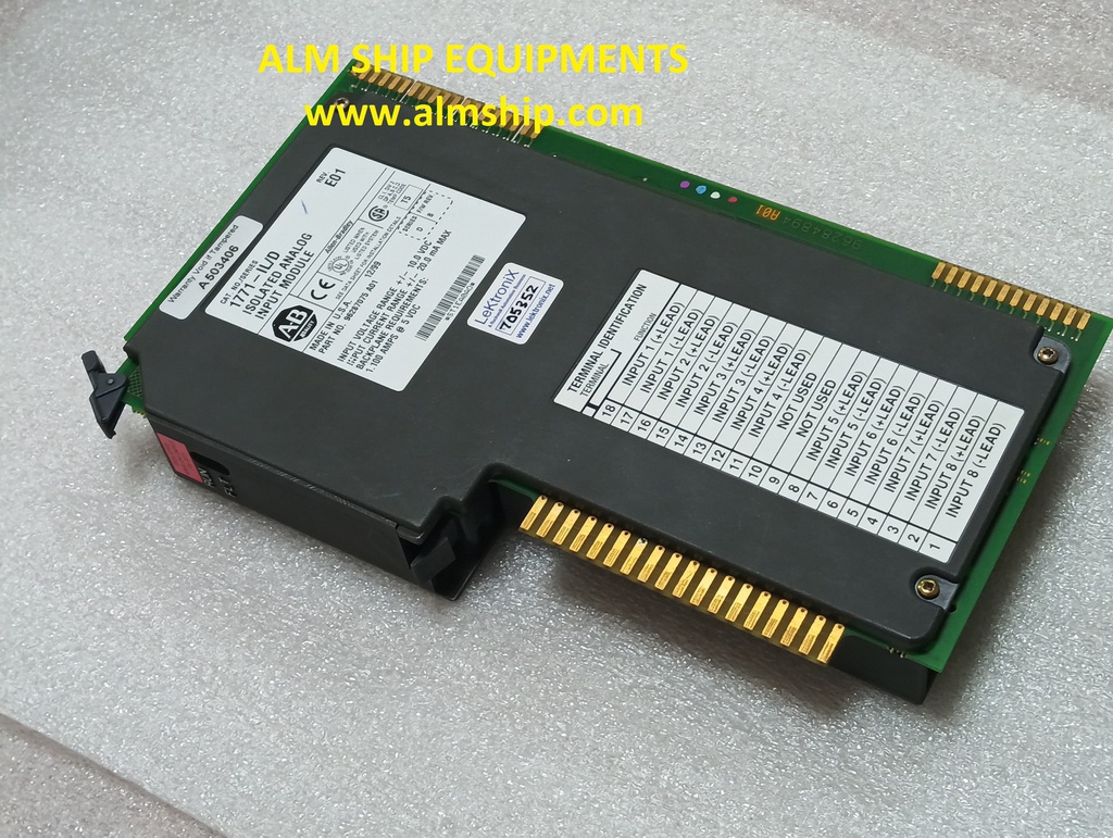 ISOLATED ANALOG INPUT MODULE/  Allen Bradley