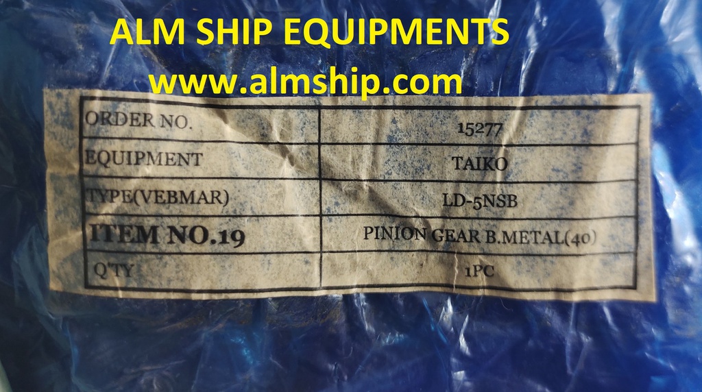 TAIKO 19 PINION GEAR B. METAL LD-5NSB