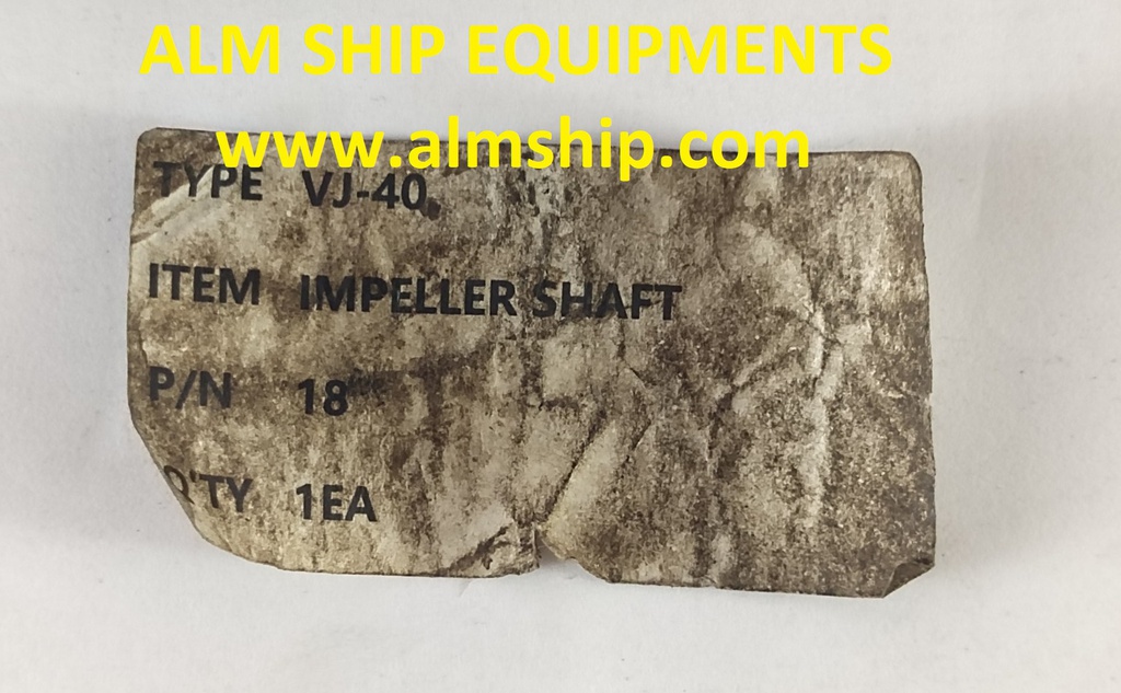 SHINKO VJ- 40 IMPELLER SHAFT