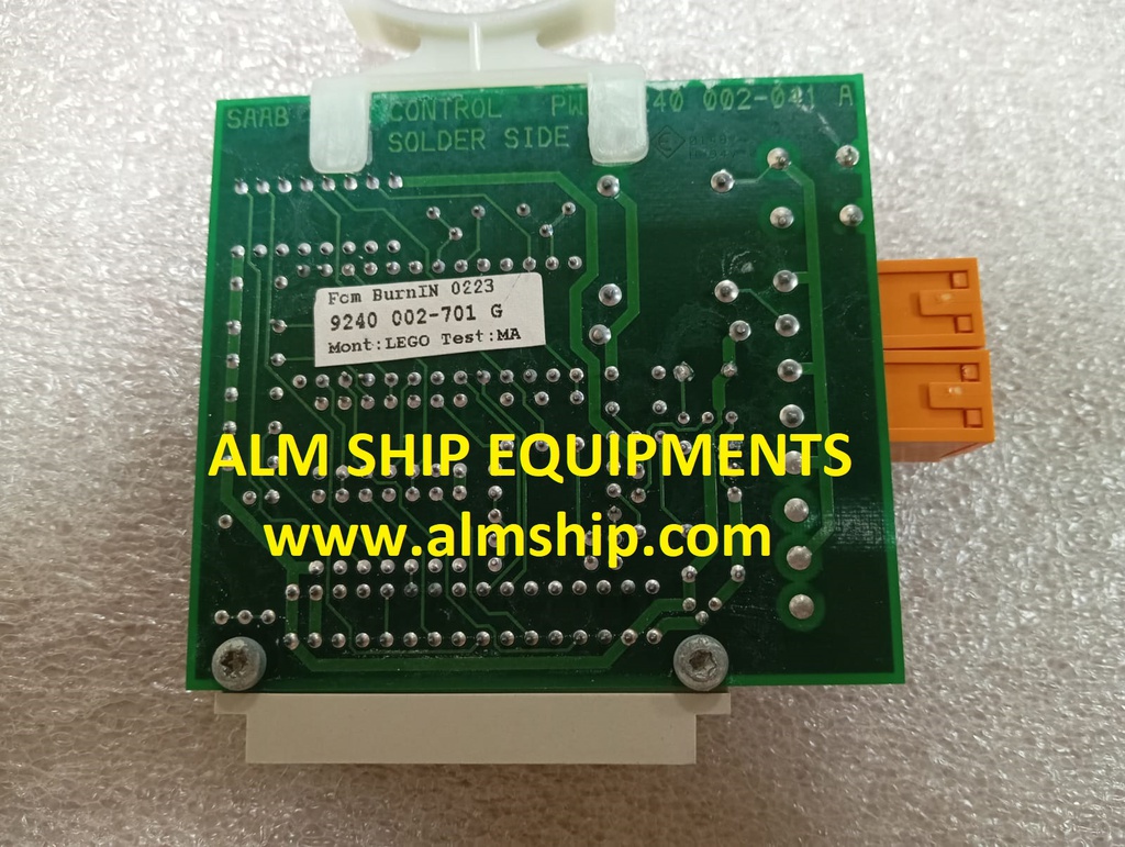 FCM CARD / SAAB TANK CONTROLS