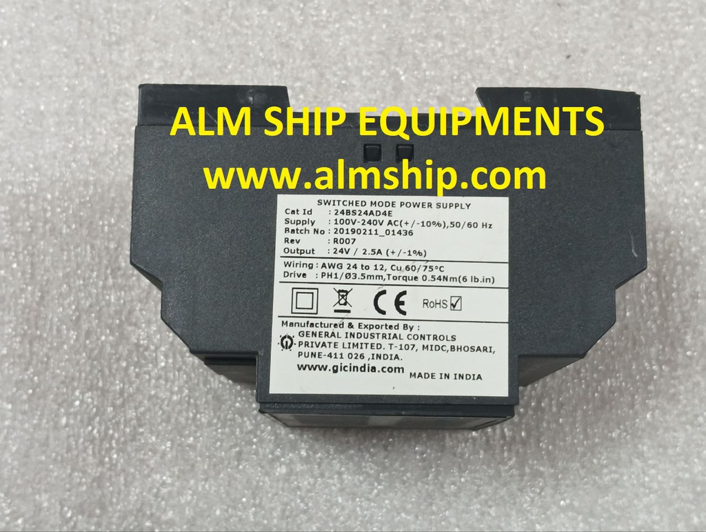 SWITCHED MODE POWER SUPPLY/ GIC India /24BS24AD4E