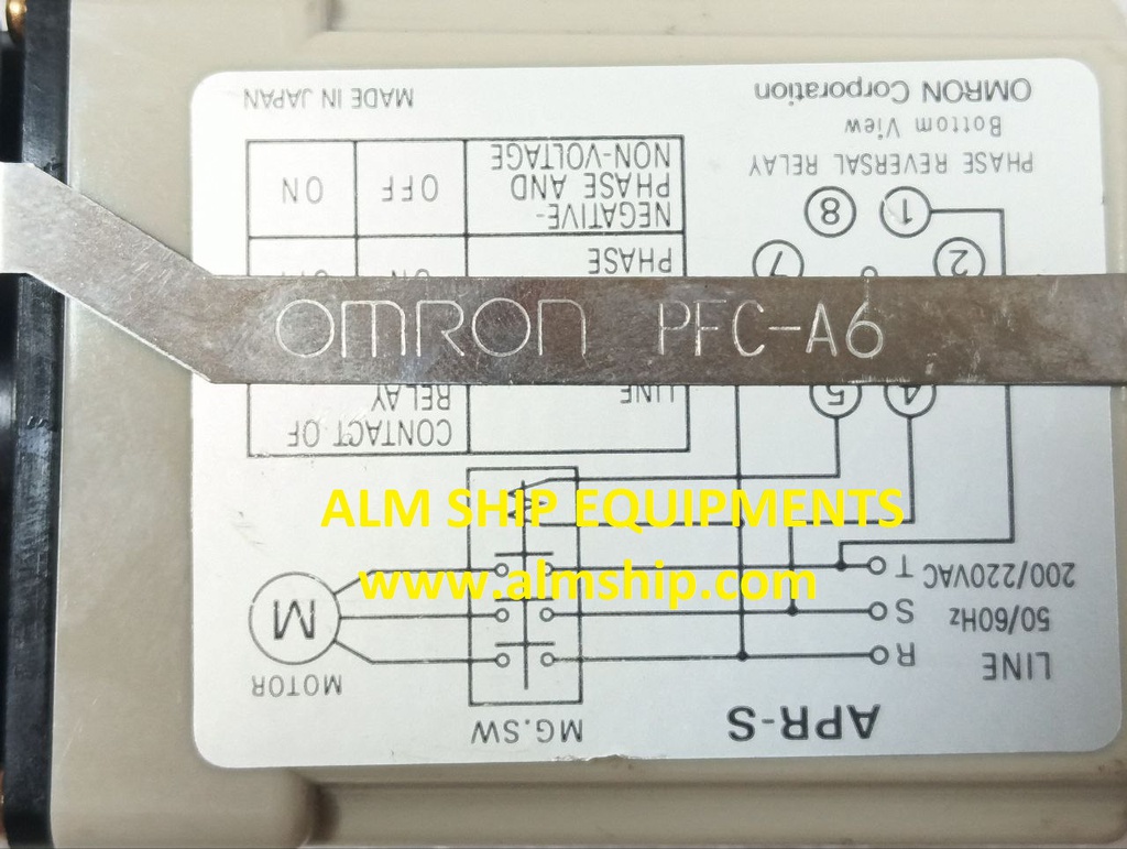 PHASE REVERSAL RELAY/ OMRON/ APR-S