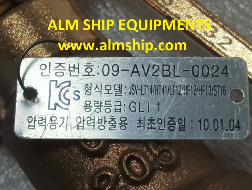 SAFETY RELIEF VALVE/ JOKWANG / JSV LT12/015X020