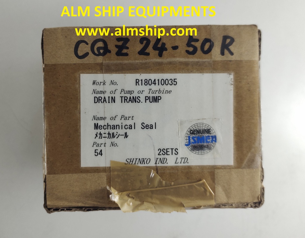 SHINKO PART NO- 54 MECHANICAL SEAL