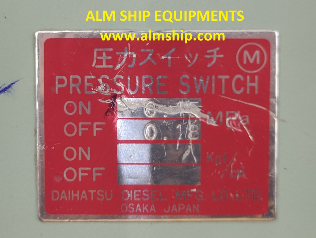 DAIHATSU/OMRON PRESSURE SWITCH V-15-1A