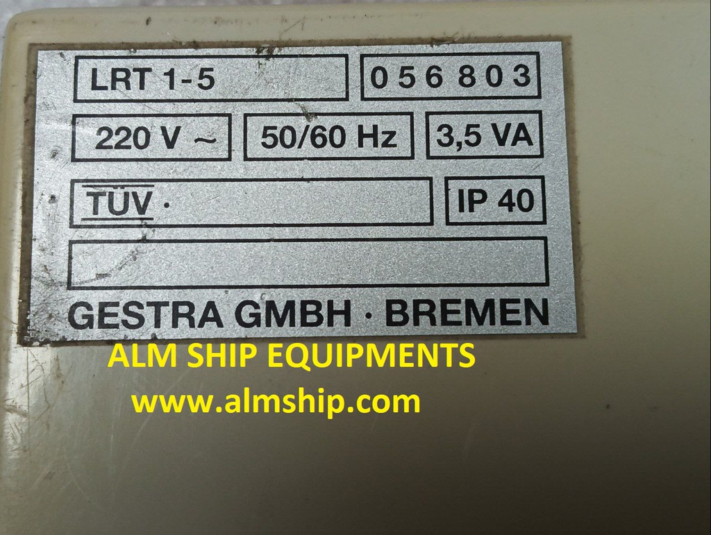 CONDUCTIVITY CONTROLLER/ GESTRA GMBH.BREMEN/ LRT 1-5