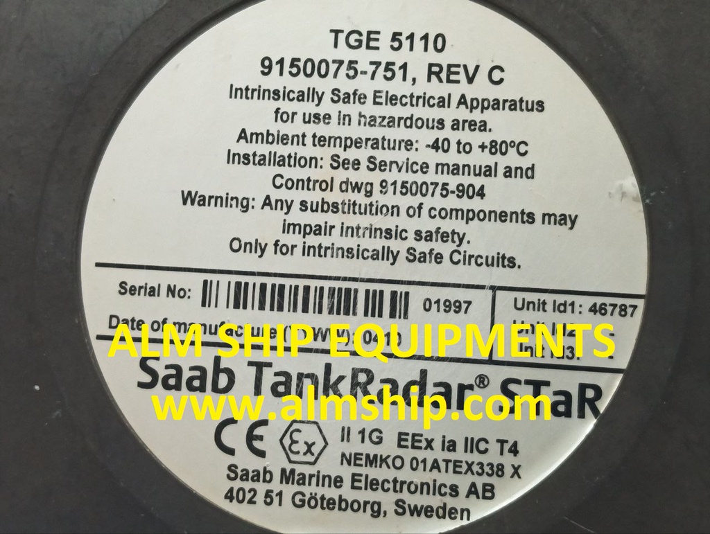 TRANSMITTER ELECTRONIC BOX/ SAAB TANK RADAR/ TGE 5110