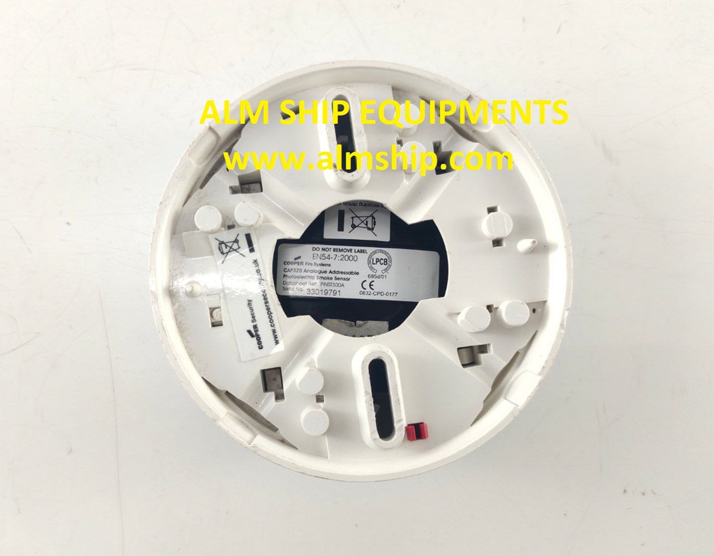 PHOTOELECTRIC SMOKE SENSOR WITH BASE 0832-CPD-0177