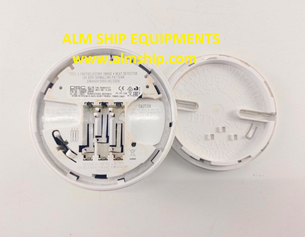 PHOTOELECTRIC. SMOKE &amp; HEAT DETECTOR WITH BASE DSC- PG4936