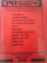 PR ELECTRONICS PROGRAMABLE AMPLIFIER 2216