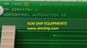 NOR NA1008 HA220447 B OPERATORS PANEL