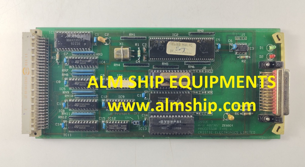 CRISTIE ELECTRONICS A/W 402300 PROCESSOR TYPE 1