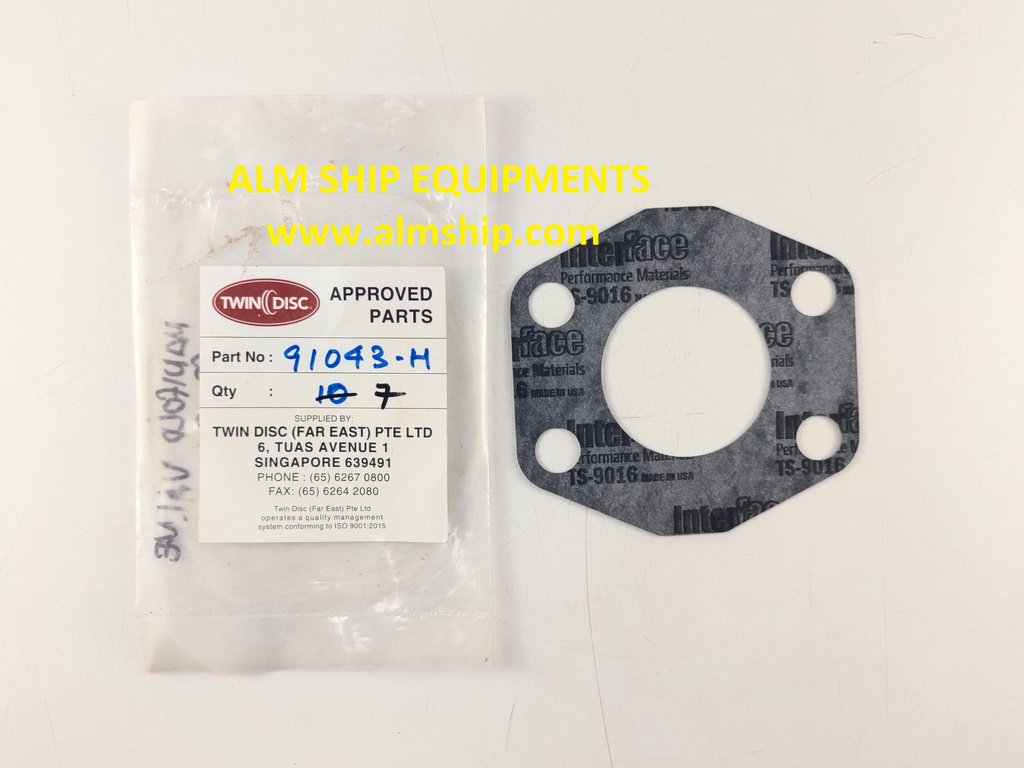 TWIN DISC PACKING P/N 91043-H