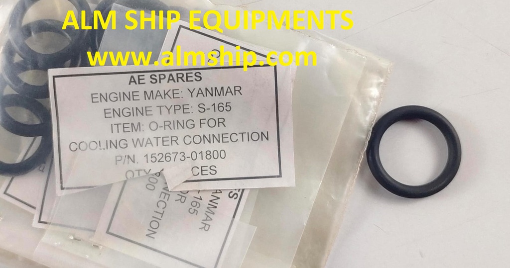 YANMAR O-RING FOR COOLING WATER CONNECTION S165