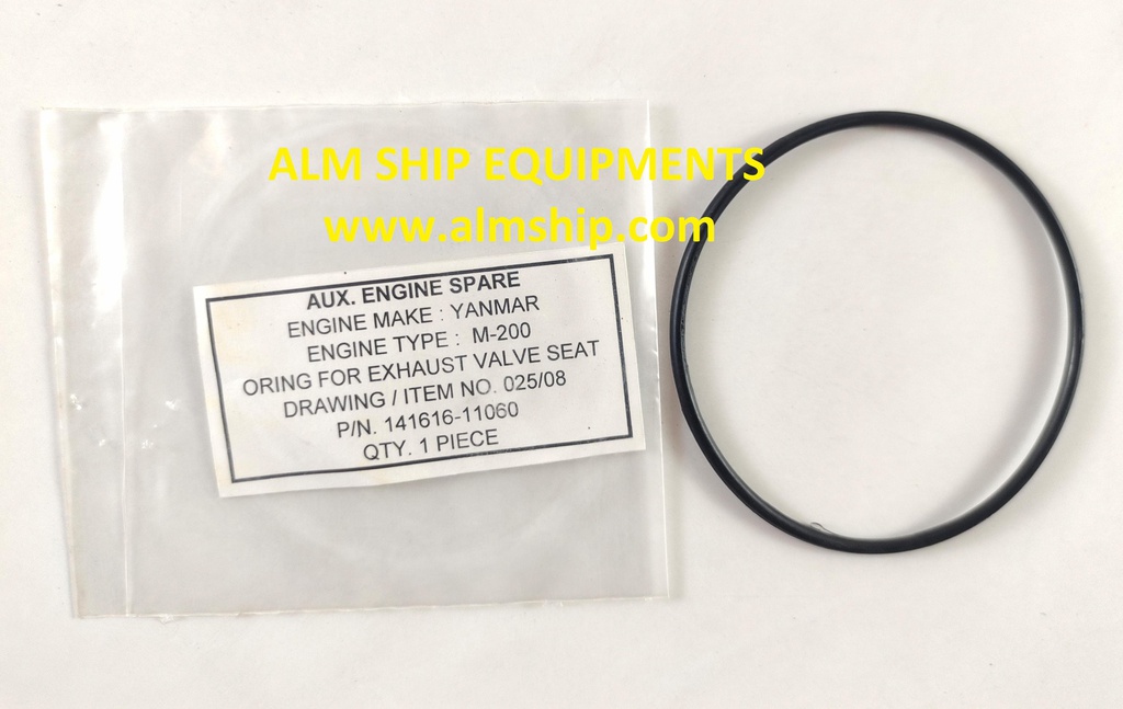YANMAR O-RING FOR EXHAUST VALVE SEAT M-200