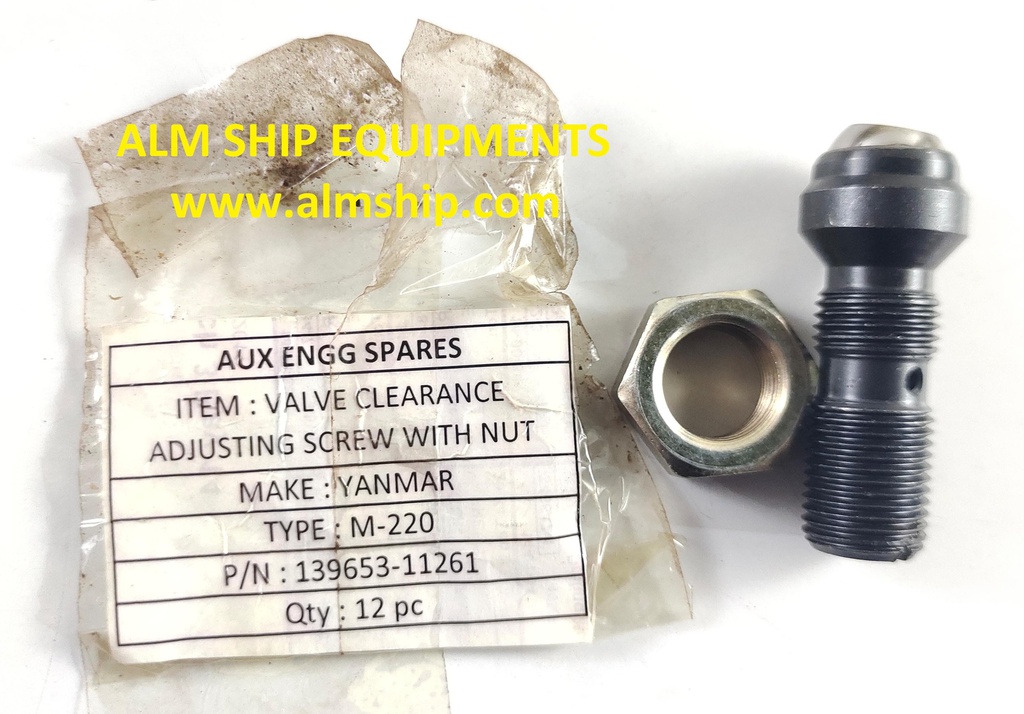 YANMAR SCREW WITH NUT M220