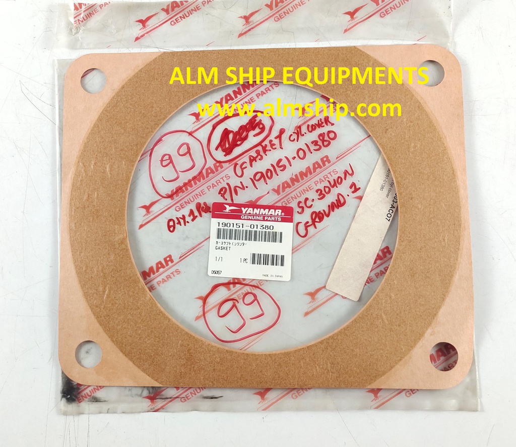 YANMAR GASKET CYL. COVER SC-30N/SC-40N