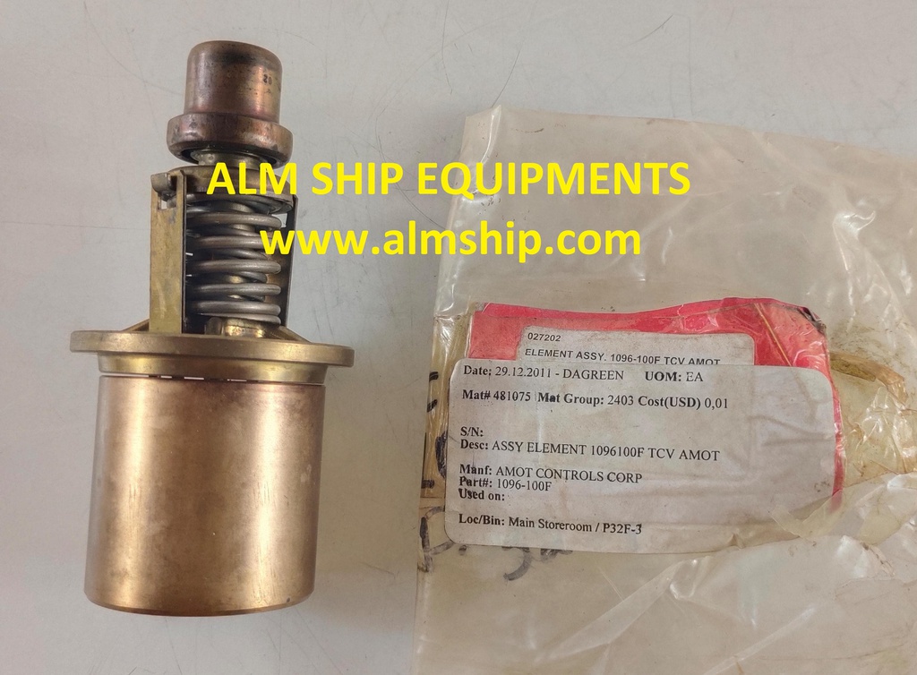 AMOT ASSY ELEMENT 1096100F TCV THERMOSTATE VALVE