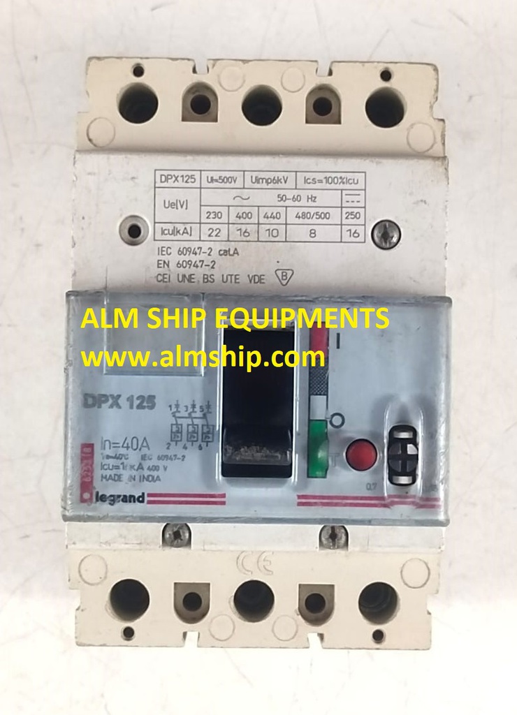 Legrand DPX 125 MCCB Circuit Breaker