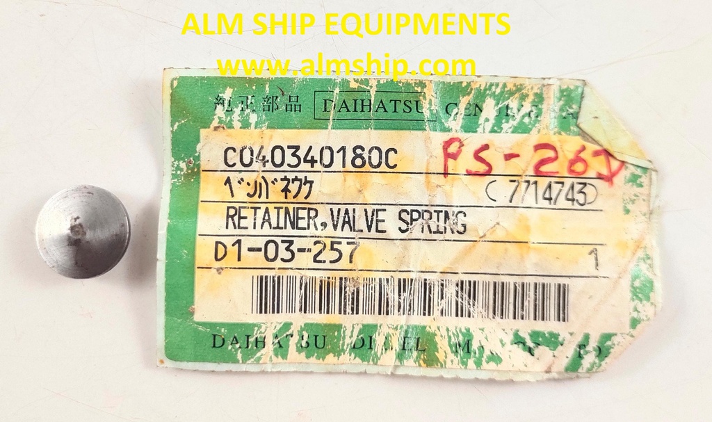 DAIHATSU RETAINER VALVE SPRING PS-26D