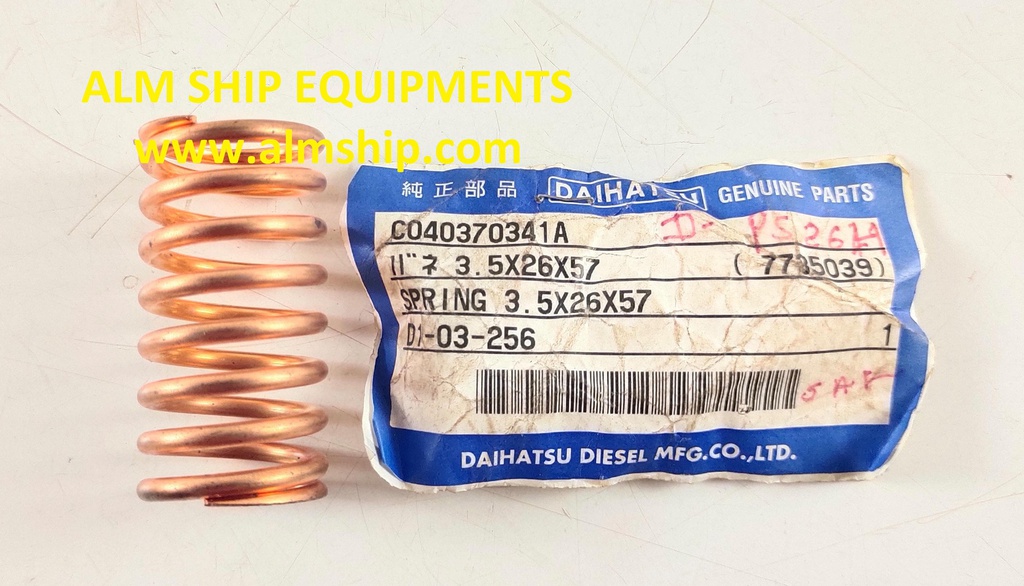 DAIHATSU SPRING 3.5X26X57 PS-26H