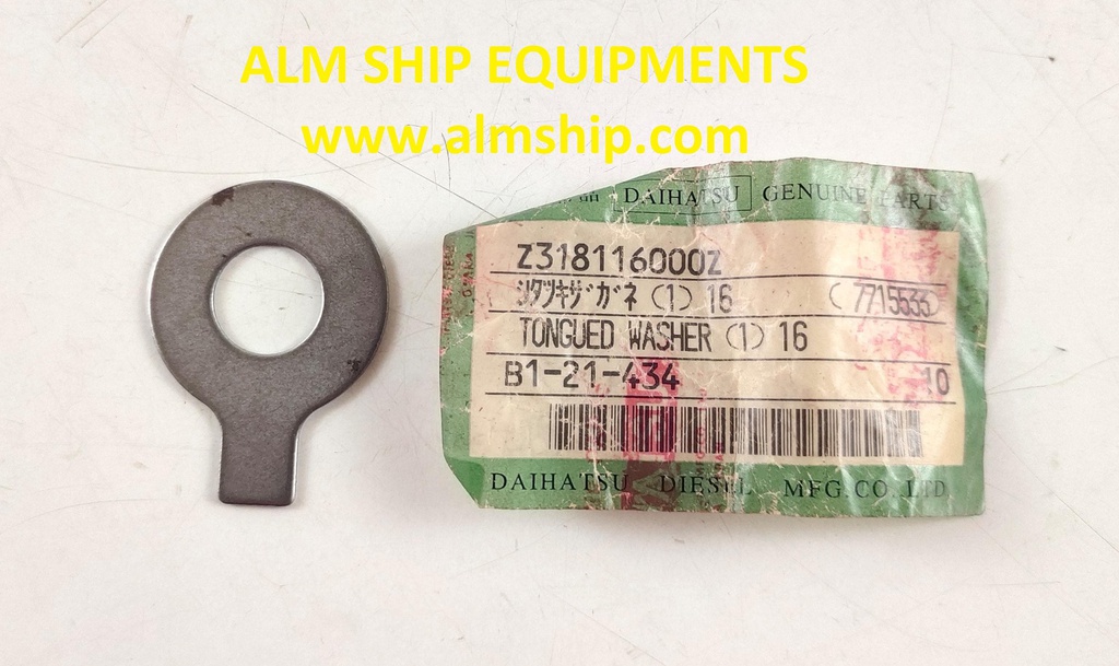 DAIHATSU TONGUED WASHER