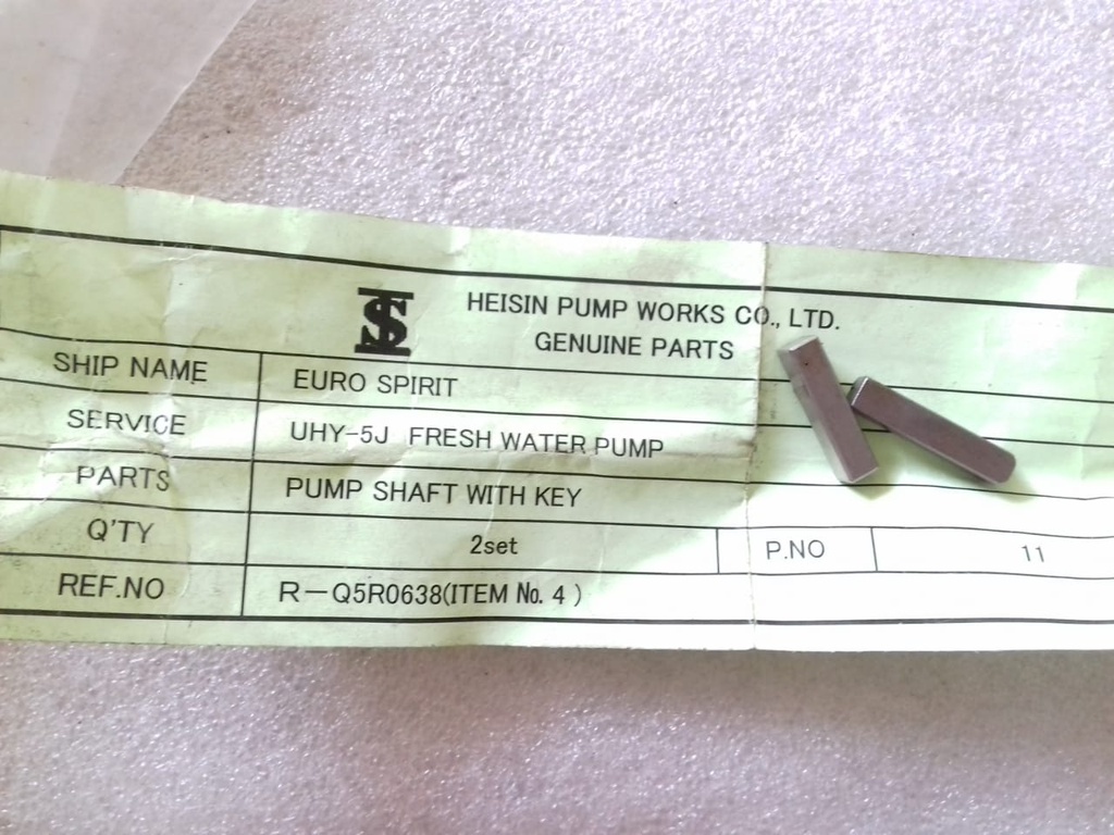 PUMP SHAFT KEY